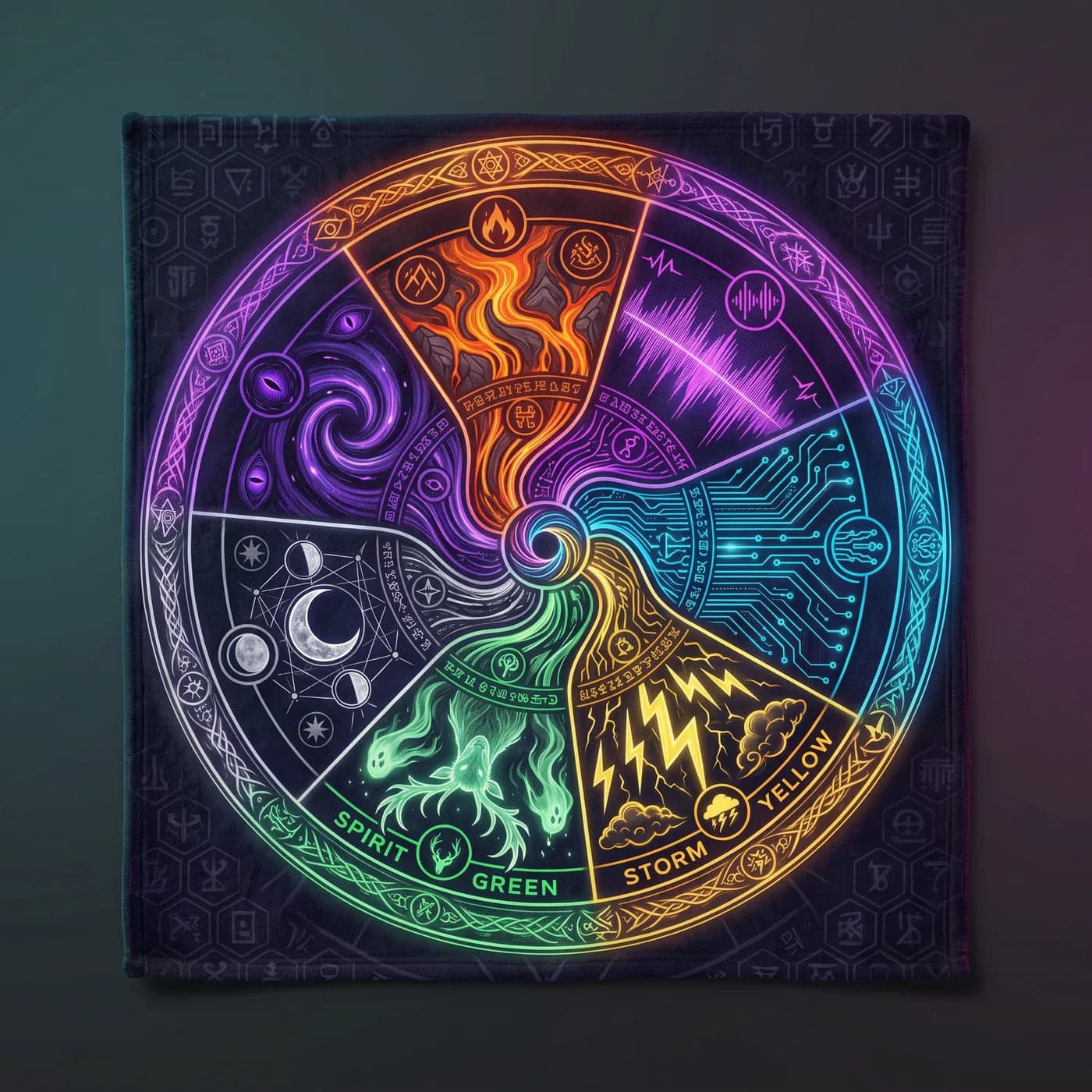 Seven Elements — Archive Circle Blanket