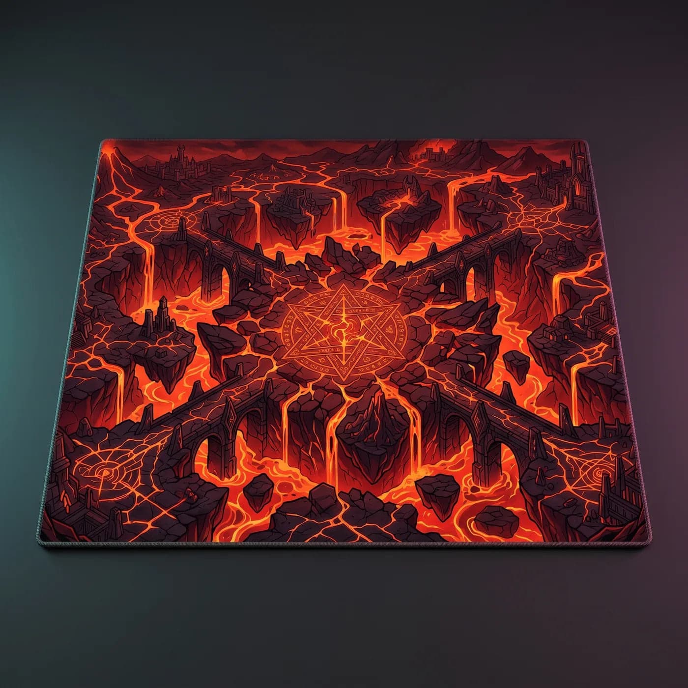 Kharuun — Ember Rift Rug