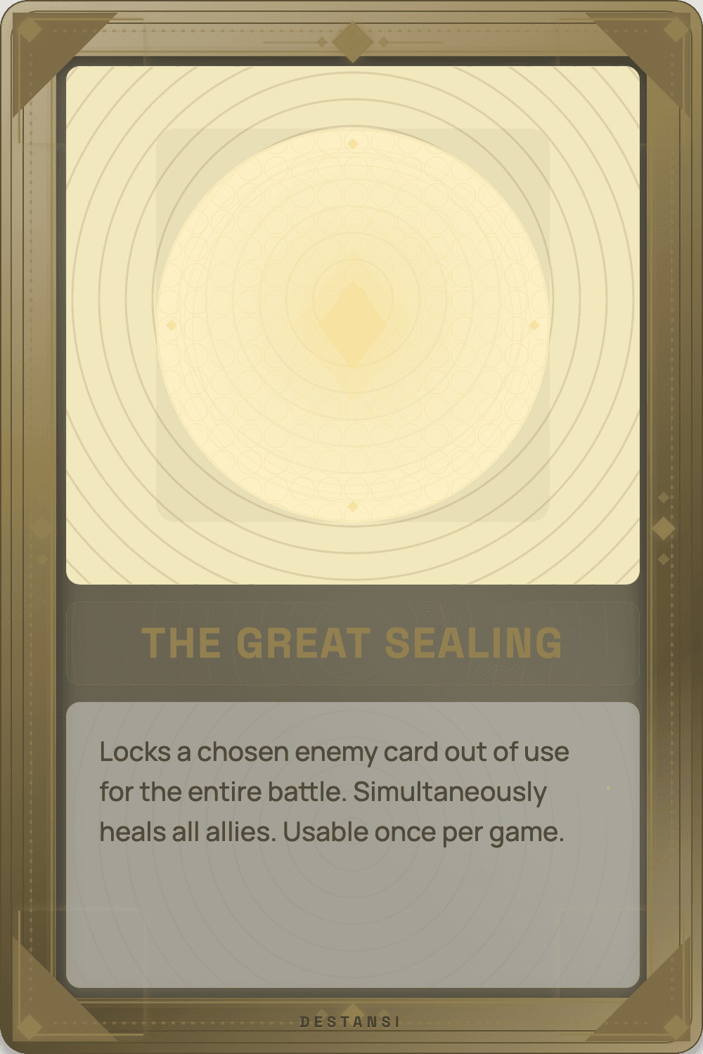 The Great Sealing