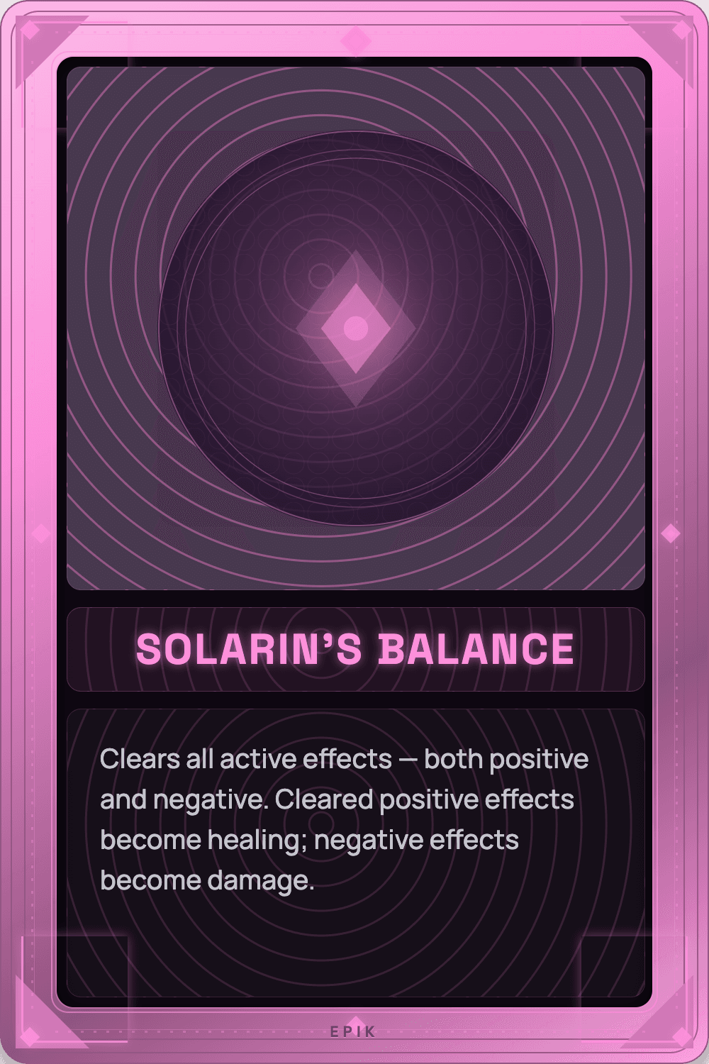 Solarin's Balance